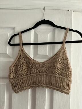 Crochet crop top